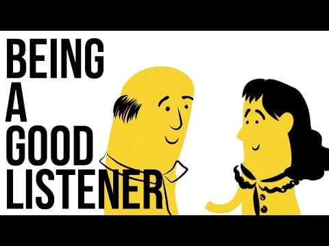 人間関係も改善！？よい聞き手になるには　（Being A Good Listener）