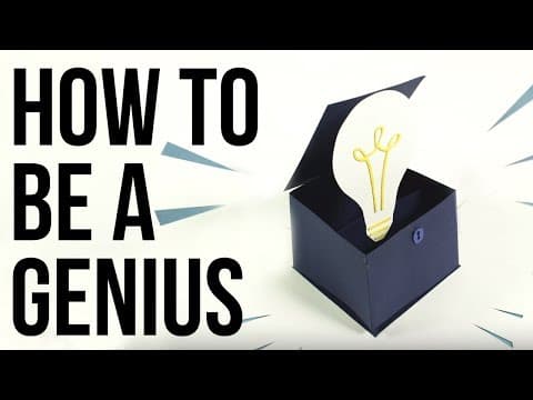 你也是天才嗎？來看看天才都具有哪些特質！ (How To Be A Genius)