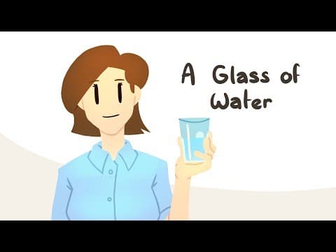 大事なのは重さじゃない？コップに入った水 　（A Glass Of Water (Animated Story Time)）