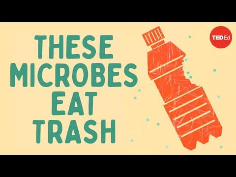 【TED-Ed】環境に良い！微生物がゴミを分解する？！