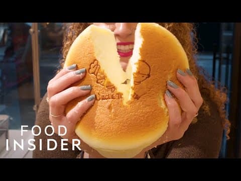 Uncle Tetsu's Jiggly Japanese Cheesecake Is Now In Times Square | Line Around The Block