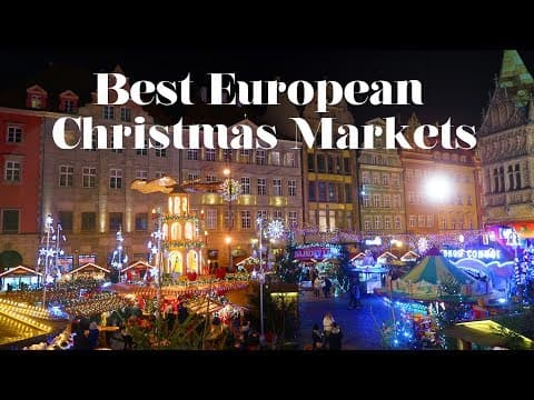 一度は行ってみたい！ヨーロッパ屈指のクリスマスマーケット（Best Christmas Markets In Europe）