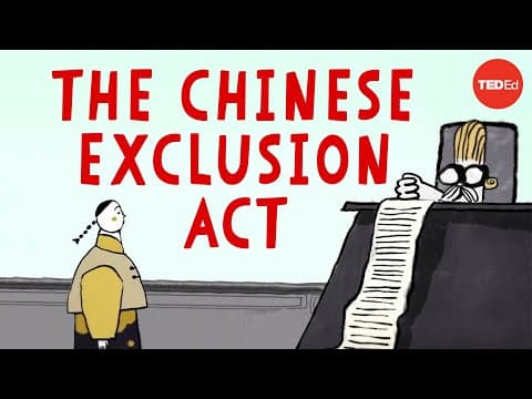 【TED-Ed】アメリカの暗い歴史：『中国人排斥法』とは