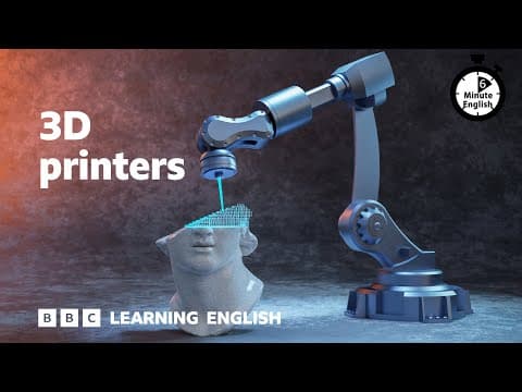 【BBC6分英会話】超画期的！「3Dプリンター」とは？