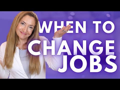 そろそろ転職かなと思ったら...：見極める 3 つのステップ（How To Know WHEN To Change Jobs）