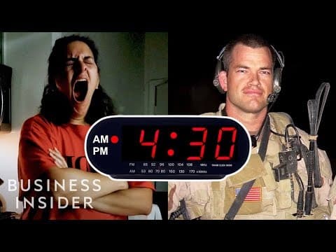 一周間海軍特殊部隊みたいに毎朝4:30に起きてみた　I woke up at 4:30 a.m for a week like a Navy Seal.