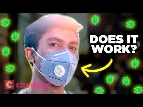 マスクは本当に効く？新型コロナウイルス感染症対策（Will A Mask Really Protect You From Coronavirus? - Cheddar Explains）
