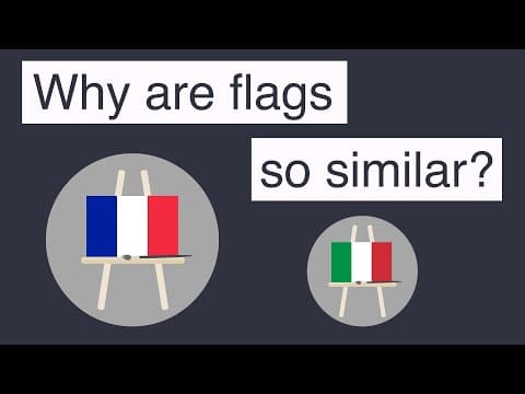 【英語で雑学】どうして世界の国旗はデザインが似ているの？