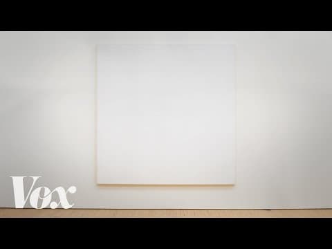 これもアート？ただの白いキャンパスが評価される理由とは