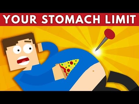 【英語で雑学】大食い！どのくらい食べたら胃は破裂する？