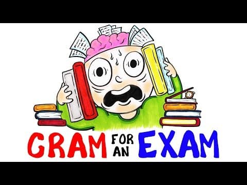 試験の詰め込み勉強の仕方（科学的なコツ）　How To Cram For Your Exam (Scientific Tips)
