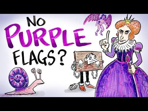 国旗に紫があまり使われない理由はこれだった？（Why Don't Country Flags Use The Color Purple?）