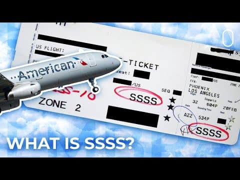 飛行機の搭乗券に『SSSS』と印刷されていたら要注意？！