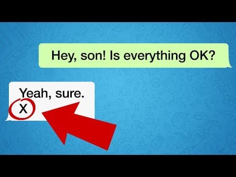 子供からの SOS！注意すべき子供とのやりとり