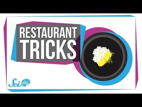 ついつい頼んでしまう！レストランの心理学を使った戦略　（How Restaurants Use Psychology to Make You Spend More Money）