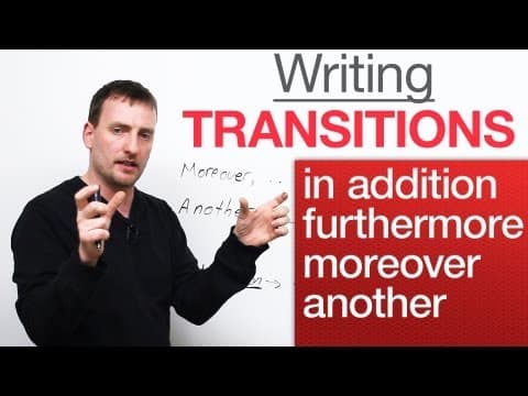 英文ライティングのコツ！追加をする「転換語（Transition）」を使いこなそう！（Writing - Transitions - in addition, moreover, furthermore, another）