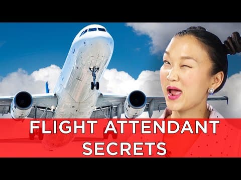 客室乗務員が空の旅の秘密を大公開（Flight Attendants Reveal Secrets About Flying）