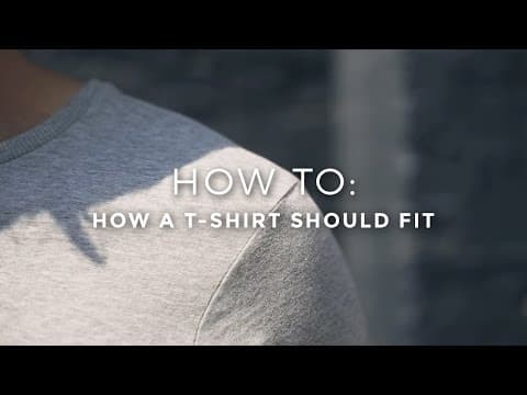 これでもう失敗しない！Tシャツの正しい買い方！　How a T-Shirt Should Fit