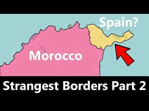 世界で最も奇妙な国境線｜スペイン