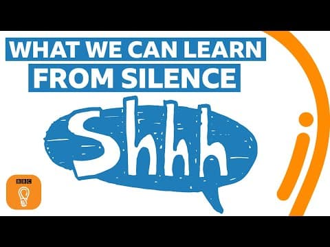 What would happen if we embraced silence a bit more? | BBC Ideas
