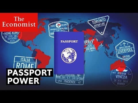一番使いやすいパスポートってどれ？（How powerful is your passport? | The Economist）