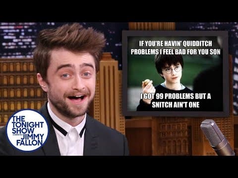 ダニエル・ラドクリフ、ハリーポッターのミームへの反応　Daniel Radcliffe Reacts to Harry Potter Memes