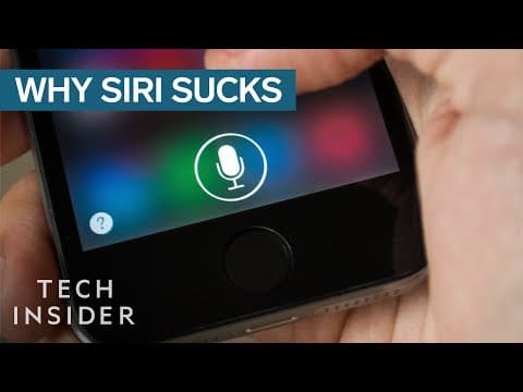 Siriがいまだにダメな理由　Why Siri Still Sucks?