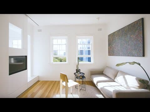 狭いアパートのデザイン（Tiny Apartment Design - Darlinghurst Apartment）