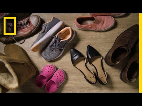 スニーカーに使われているプラスチックを考える　（Your Sneakers Are Part of the Plastic Problem | National Geographic）