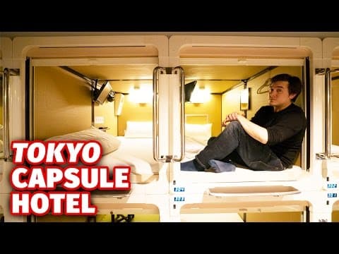 東京のカプセルホテル体験　Staying at a Tokyo Capsule Hotel