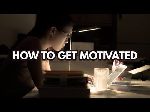 HOW TO GET & STAY MOTIVATED--Self Motivation