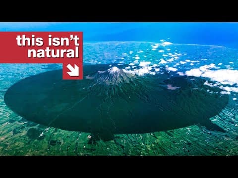 宇宙からでも見える！？円形すぎる山 "タラナキ山" とは？