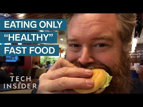 もし一週間、健康的なファーストフードだけ食べるとどうなるのか？　What Happened When I Ate Nothing But "Healthy" Fast Food For A Week