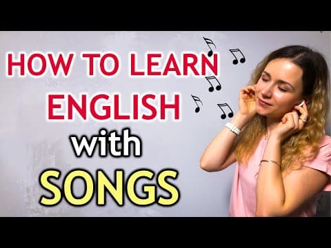 歌で英語を学ぼう！（How to Learn English with SONGS!）