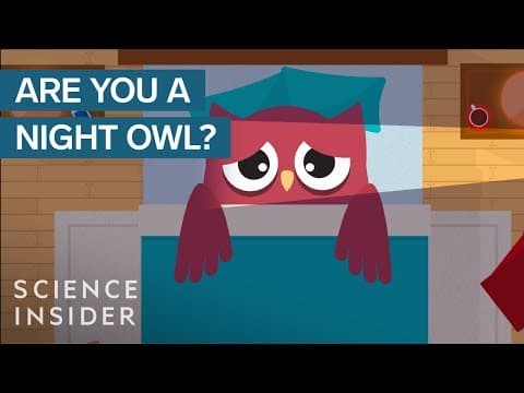 夜更かしをする人が早起きの生活をするとどうなるのか　What Happens When A Night Owl Is Forced To Live Like An Early Bird?