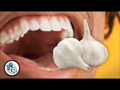 【英語で雑学】ニンニクを食べた後の臭いの原因はこれ！