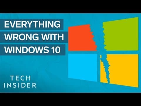 世界で最も使われているデスクトップOS！ウィンドウズ10の全ての問題点　（Everything Wrong With Windows 10 | Untangled）