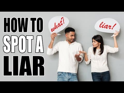 嘘をつく時に思わずやっているボディランゲージとは （How To Tell if Someone is Lying To You - Body Language Signs of a Liar）