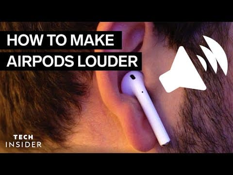 知ってると便利！ AirPods の音を大きくする方法