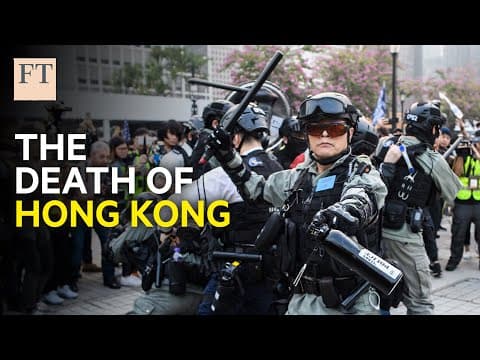 中国本土の国家安全保障案が香港に与える影響とは（Why Beijing's security law could lead to the death of Hong Kong | FT）