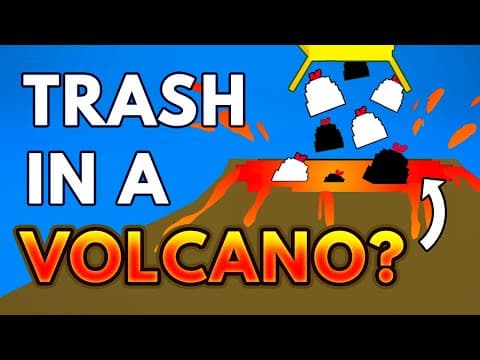 【英語でおもしろ雑学】もし全てのゴミを火山に捨てたら？