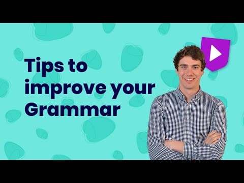 英文法を上達させるコツ！（Tips to improve your grammar | Learn English with Cambridge）