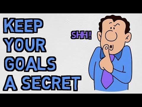 これは厳禁！目標を公言すると達成できなくなる！？（NEVER Tell People Your Goals - Or You Won't Achieve Them）