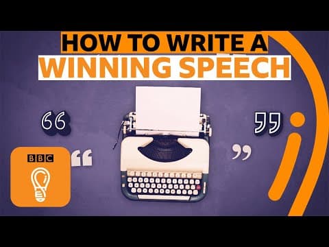 完璧なスピーチを書く方法とは　（How to write a perfect speech）
