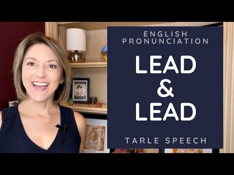 【英語発音】同形異音  LEAD の発音の仕方