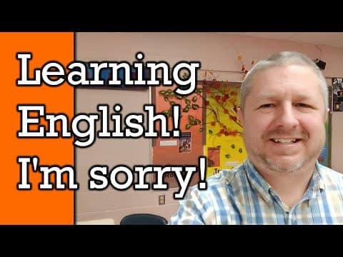 【ボブと英語】英語でごめんなさい！謝る方法（How to Say Sorry in English and Learn to Apologize in English | Video with Subtitles）