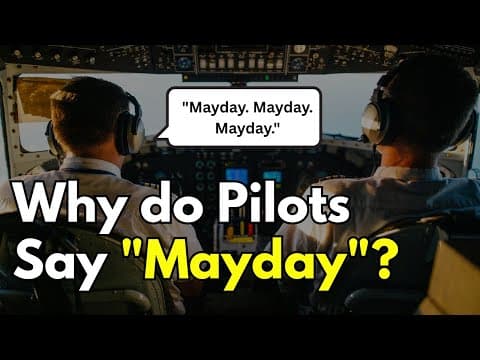 Why Do Pilots Say "Mayday"? (It's Not What You Think)