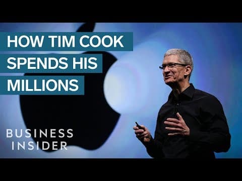 How Tim Cook Makes And Spends His Millions