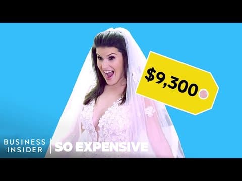 ウェディングドレスが高額すぎる理由　（Why Wedding Dresses Are So Expensive | So Expensive）