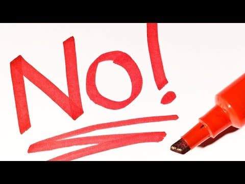 上手に断る 罪悪感を抱えずにノーと言うには（How To Say NO Without Feeling Guilty）